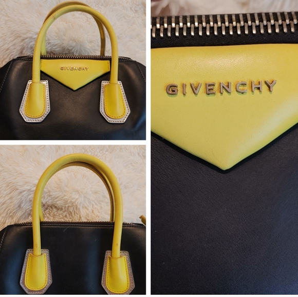 Givenchy Tricolor Calfskin Leather Small Antigona Bag - Picture 9 of 16